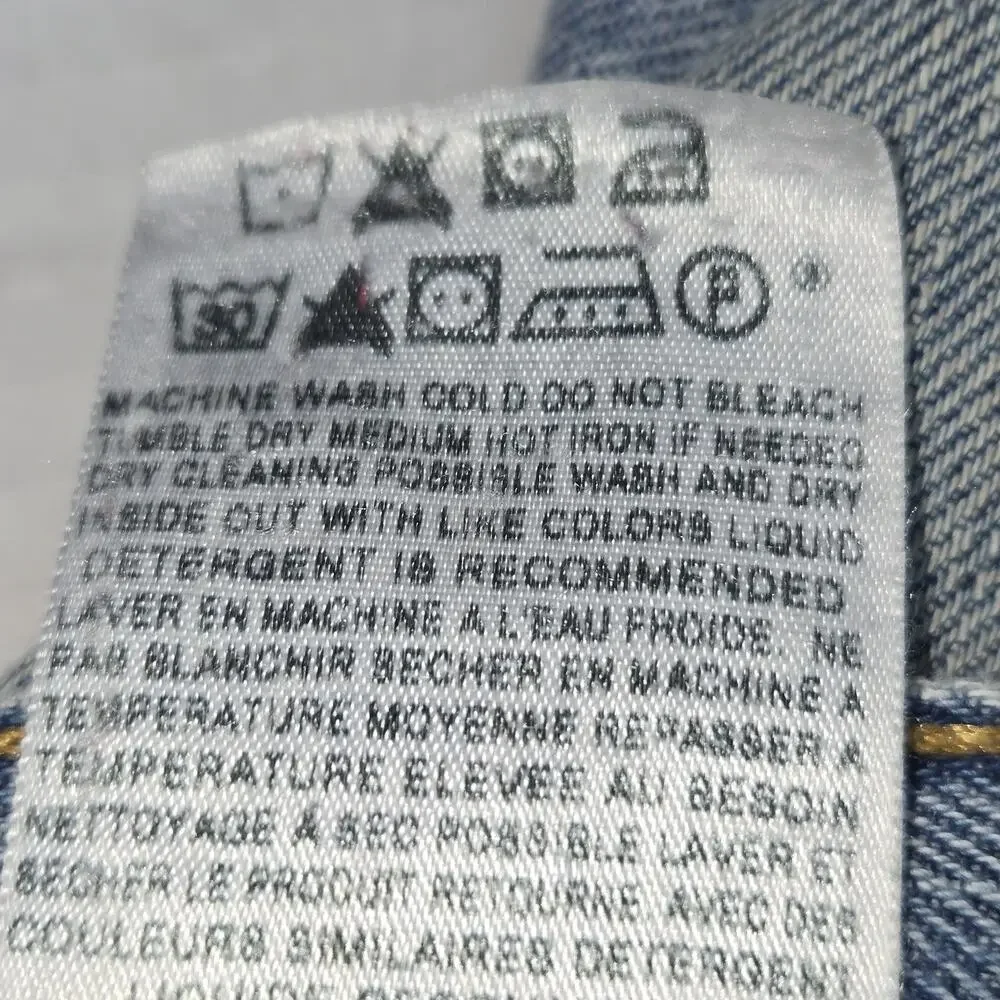 Levi's‎ 505 Men's W36 L29 Regular Fit Straight Leg Light Wash Blue Jeans Outdoor